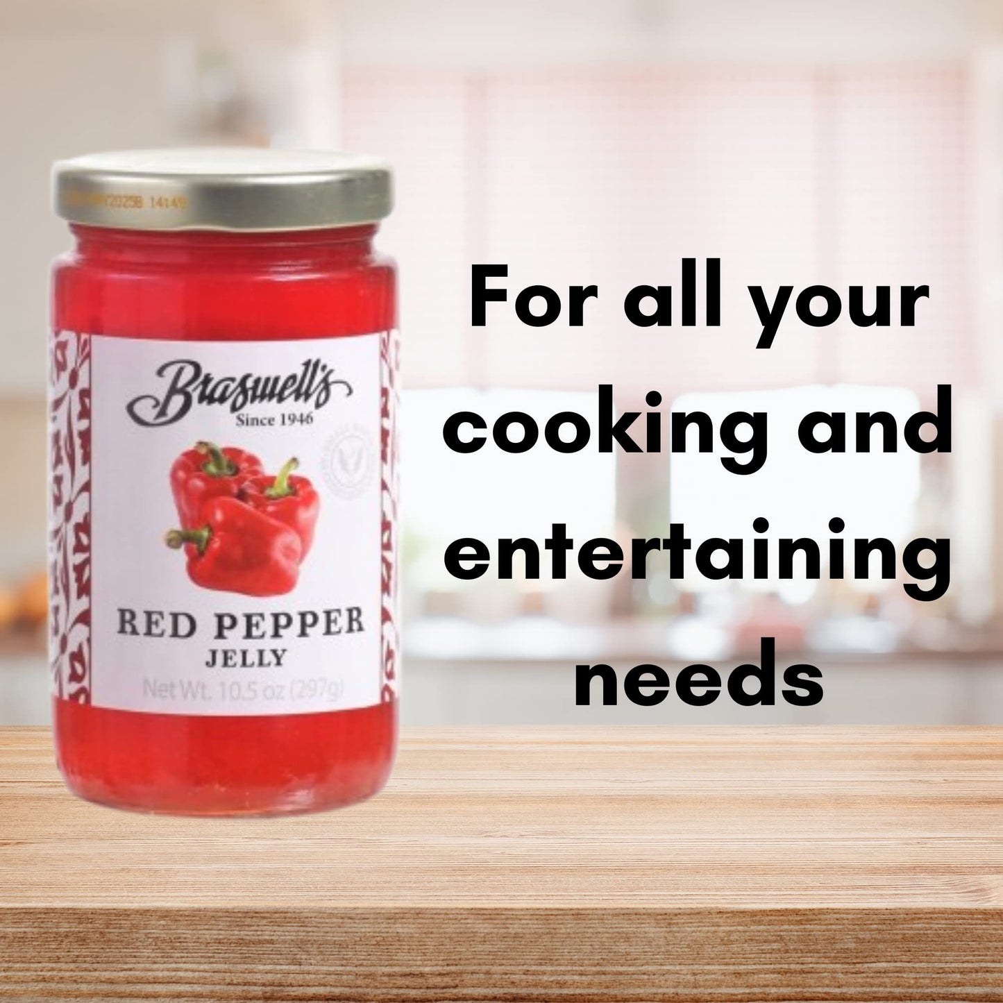 Braswell Red Pepper Jelly 10.5 Oz (Pack Of 2)