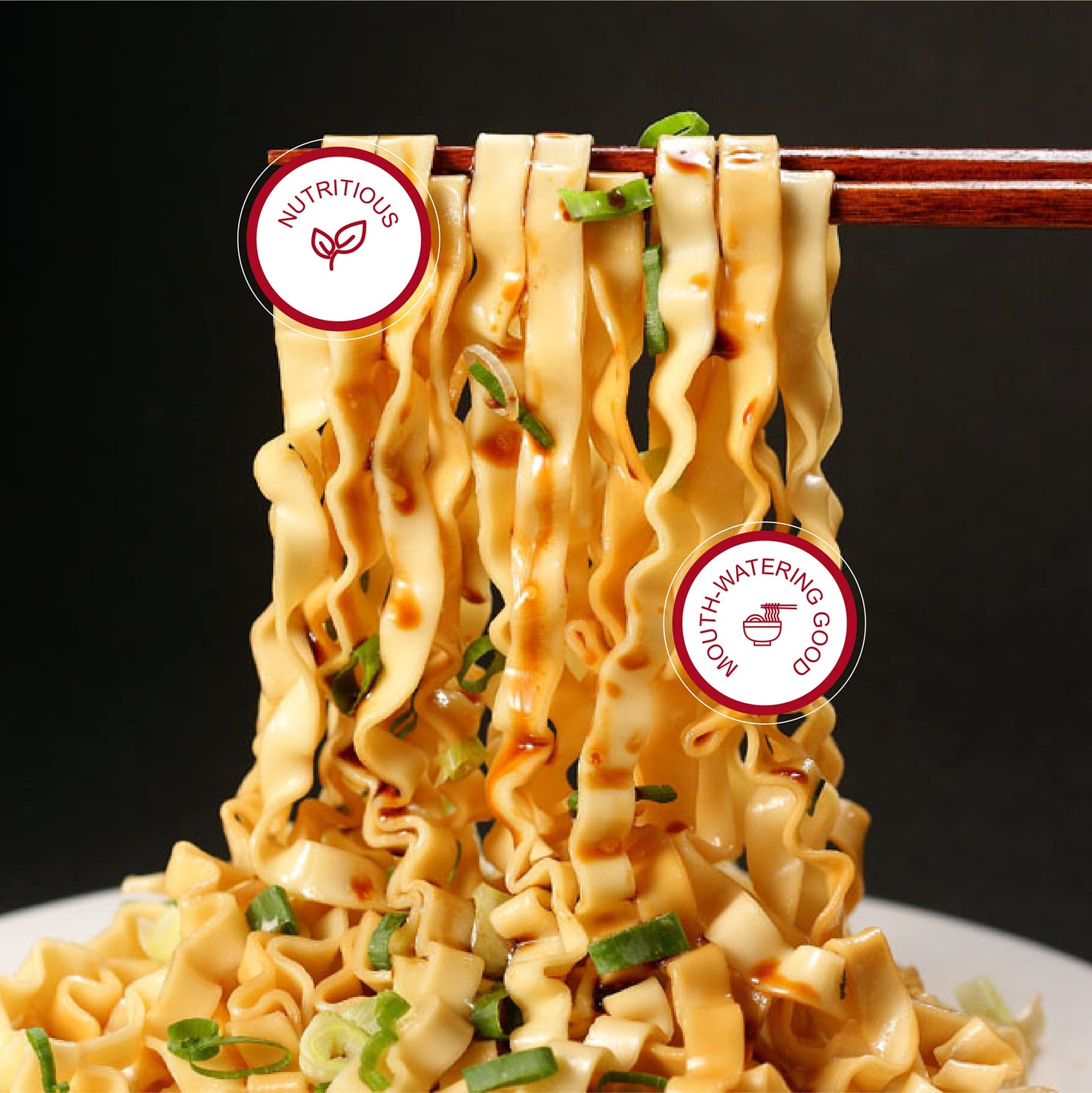 A-SHA Healthy Ramen Noodles, Wide Hakka Style, Vegetarian, 3.35 oz (Pack of 5), Authentic Flavor, Flat Noodles