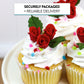 Global Sugar Art Rosebud Deep Red Unwired Sugar Cake Flowers,Tiny, 36 Count by Chef Alan Tetreault