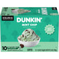 Dunkin Mint Chip Artificially Flavored Coffee, Keurig K-Cup Pods, 10 Count Box