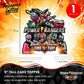 Treasures Gifted (1) Power Rangers Cake Topper - Officially Licensed Power Rangers Birthday Party Supplies - Power Rangers Cake