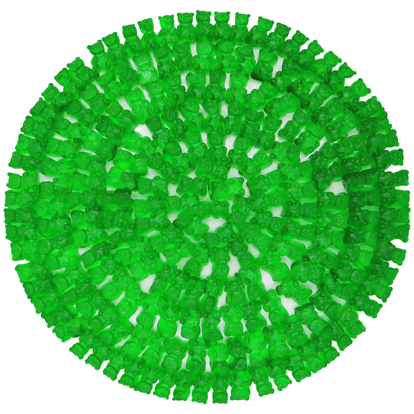 FirstChoiceCandy Gummy Bears (Green Apple, 5 Pound (Pack of 1))