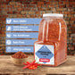 Dependable Food Crushed Red Pepper Flakes - 3.5 Lb. Container - Bulk Size - Kosher Spice Seasoning for Chefs & Culinary Enthusiasts Adds Heat & Depth to Pizza  Pasta  Stir-Fries - Non-GMO & Allergen-Free