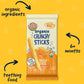 Earth'S Best Organic Baby Food, Dissolvable Teething Snack For Babies 6 Months And Older, Cheddar Cheese Crunchy Sticks, .56 Oz