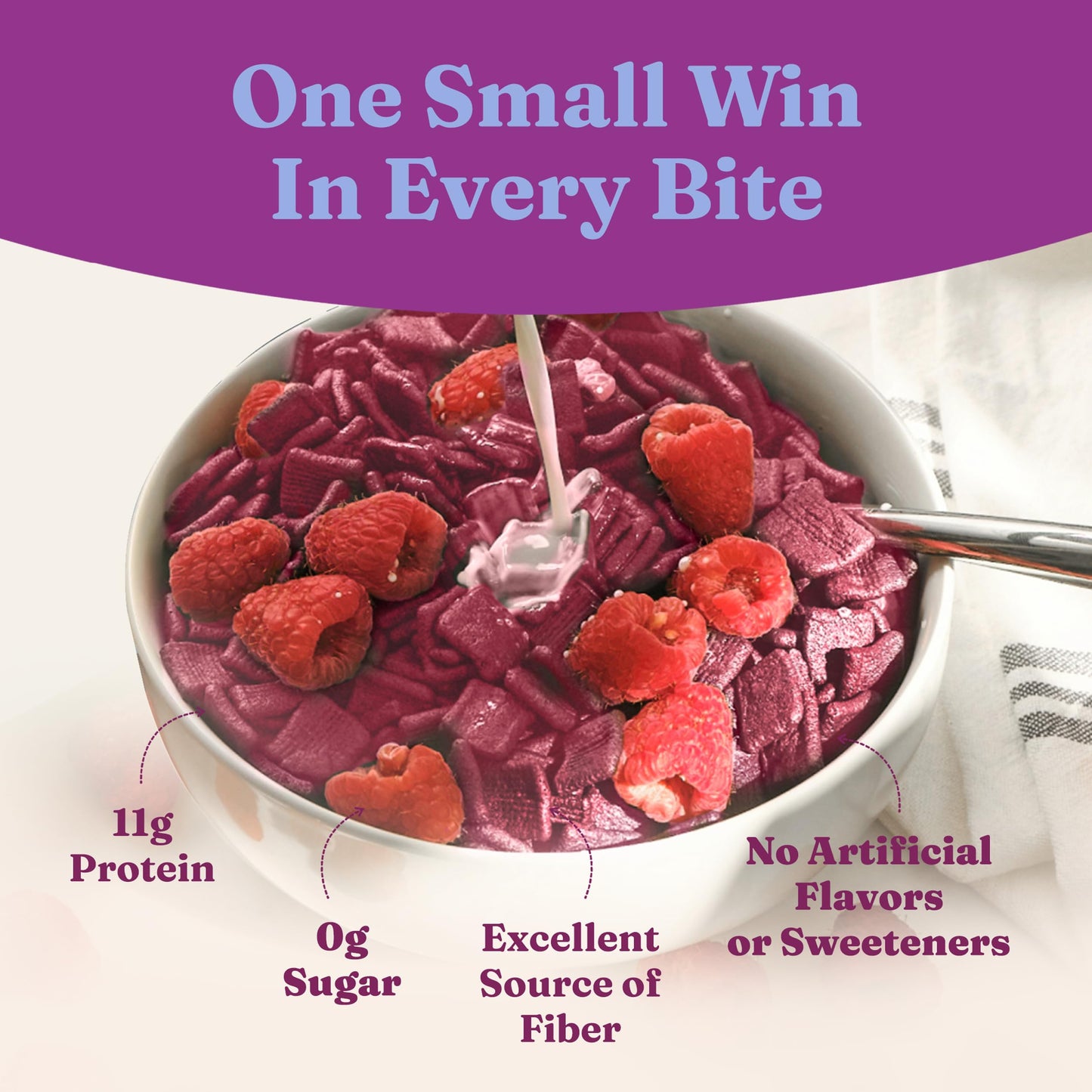 Catalina Crunch Protein Cereal - Sugar Free Breakfast Cereal With 11G Of Protein - Gluten Free, Keto Friendly - Triple Berry Bla