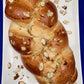 Tsoureki Traditional Greek Loaf Bread with Mahlepi, about 1.5 lb