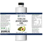 Zatural Organically Grown Avocado Oil 100% Pure Cold Pressed Natural Oil For High Temp Cooking (16Oz)