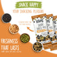 Beanvivo Healthy Snacks For Mature-Themeds & Kids With 7G Protein & 5G Fiber Per Serving With Dried Edamame, Roasted Cashew And Black Chickpeas - Vegan & Gluten Free - Keto Friendly & Non-Gmo - 8Pack (1.05 Oz Each Pouch)