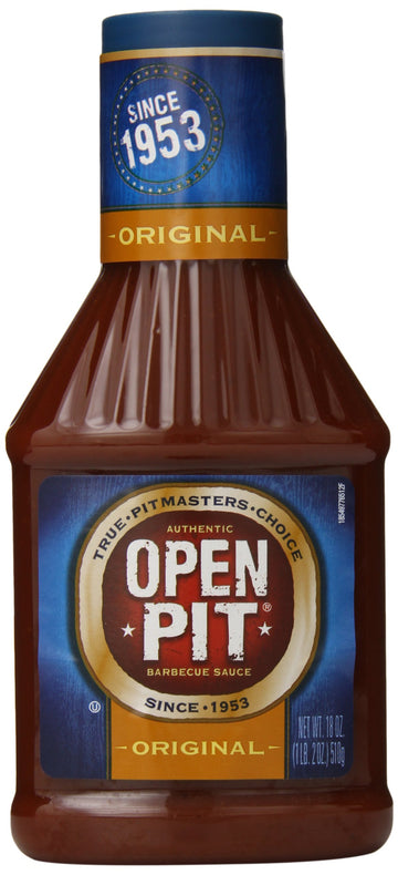 Open Pit Blue Label Original Barbecue Sauce, 18 Oz. (Pack Of 12)