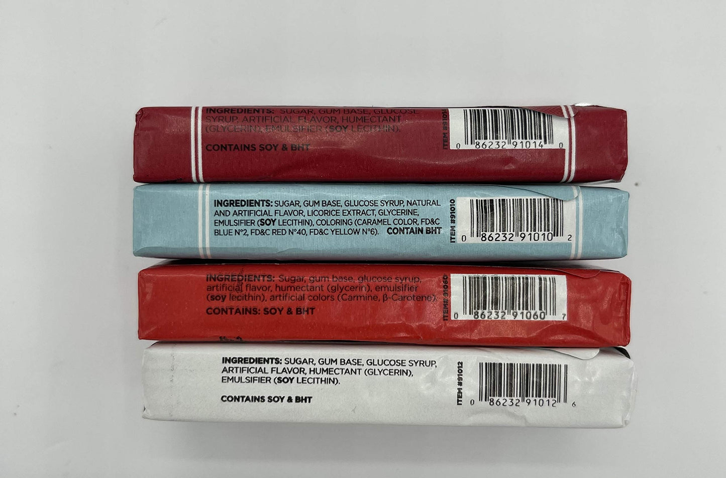 Nostalgic Retro Classic Chewing Gum Variety Pack - Black Jack, Beemans, Clove & Teaberry - 5 Count