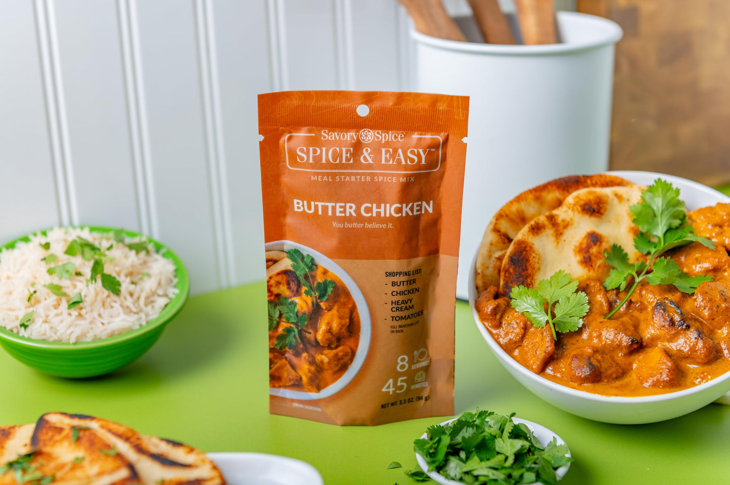 Savory Spice Butter Chicken Spice & Easy Meal Starter Spice Mix | Butter Chicken Seasoning Packet For Easy Butter Chicken (Murgh