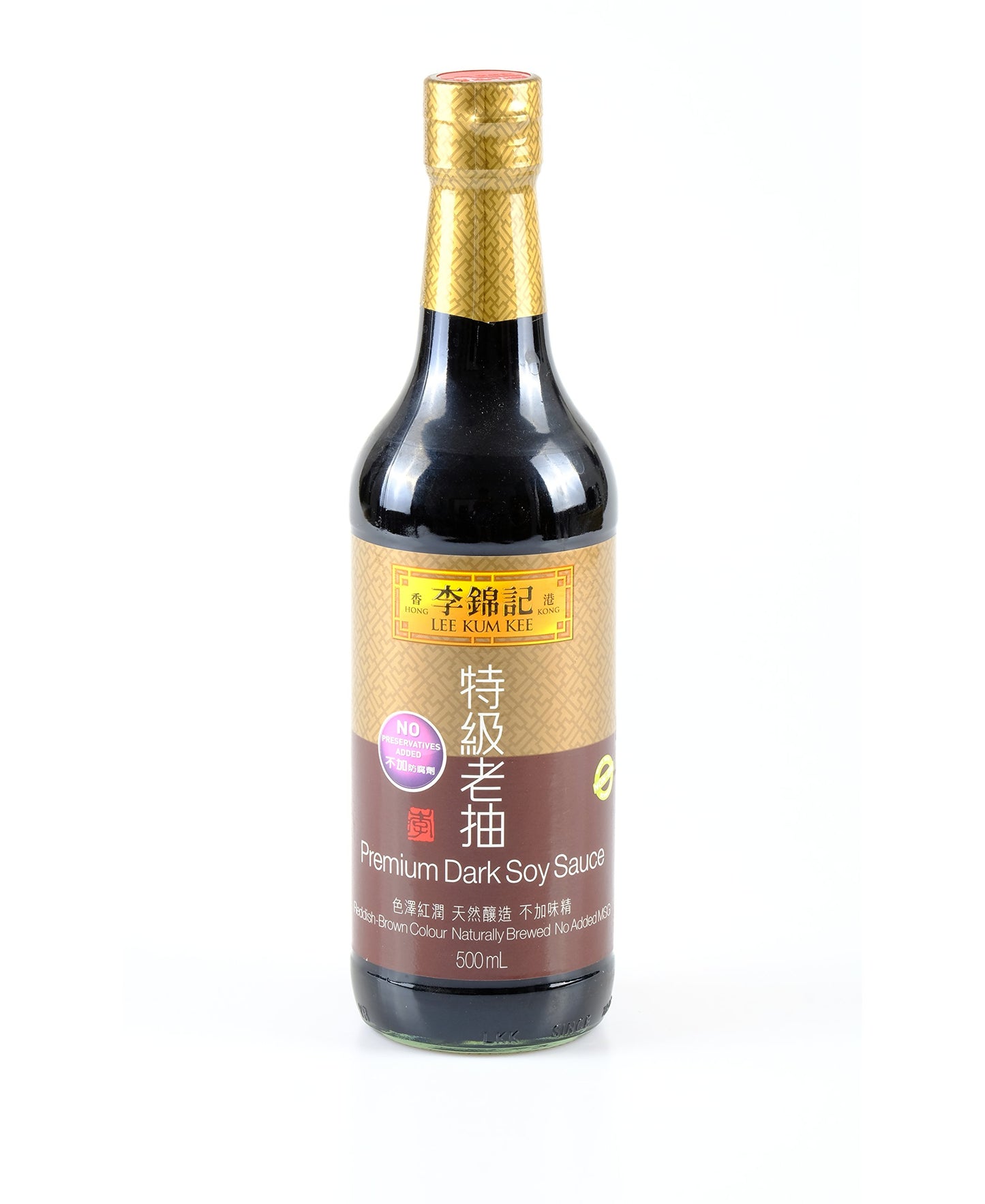 Lee Kum Kee Premium Dark Soy Sauce, 16.9 Fl Oz (Pack of 2)