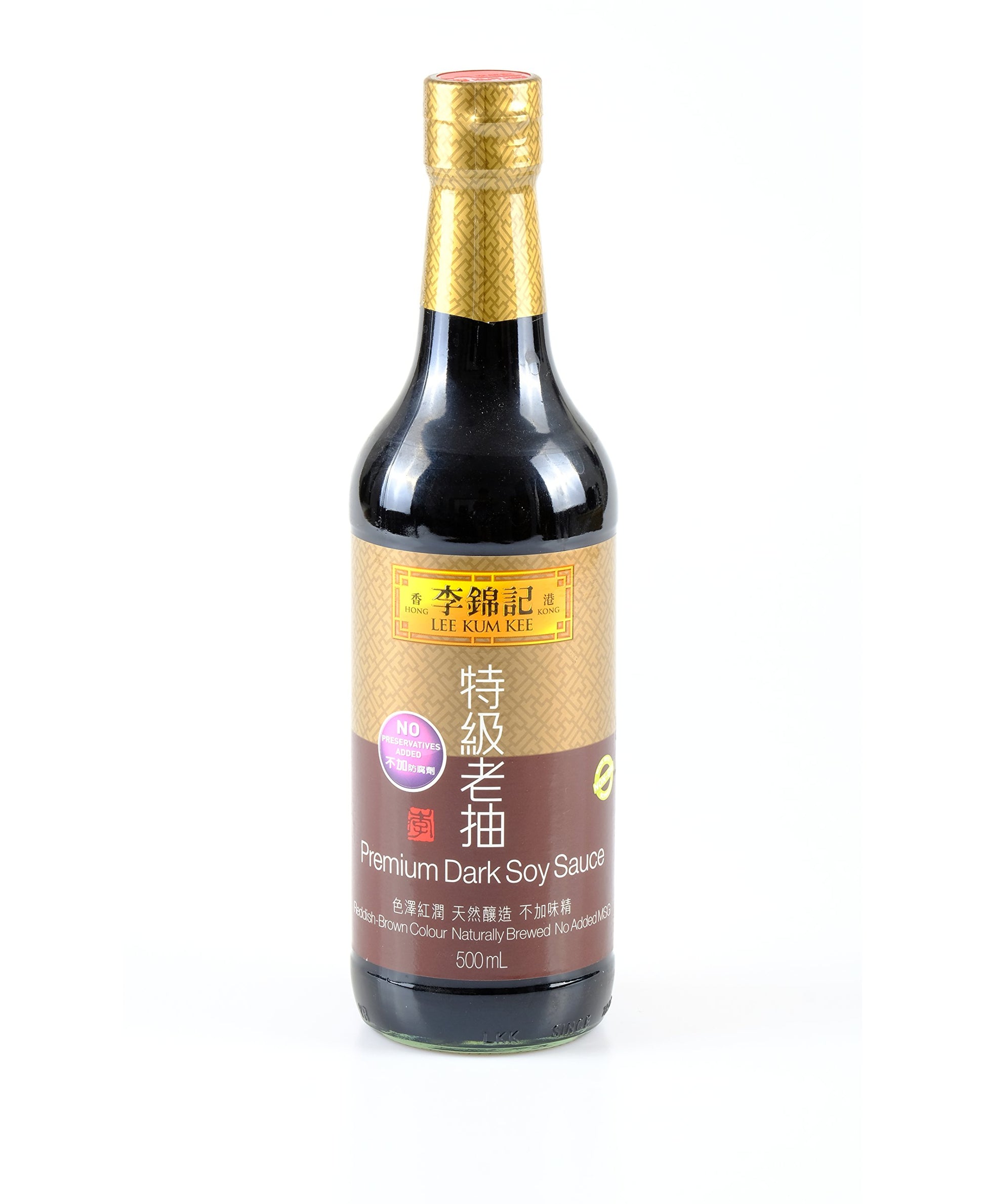 Lee Kum Kee Premium Dark Soy Sauce, 16.9 Fl Oz (Pack of 2)