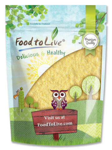 Food to Live Corn Flour, 12 Ounces - Made from Whole Grain, Finely Ground Meal, Vegan, Kosher, Bulk, Great for Cooking and Bakin