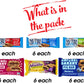 Niro Assortment | Healthy Snack Bars And Fruit Bars Varity Pack | Natures Bakery Fig Bars, Nutrigrain Bars, Filled Breakfast Bar