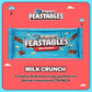 Feastables Milk Chocolate Crunch Bar, King Size, 10 Count, Fairtrade Cocoa, Perfect for Snacks & Gifts
