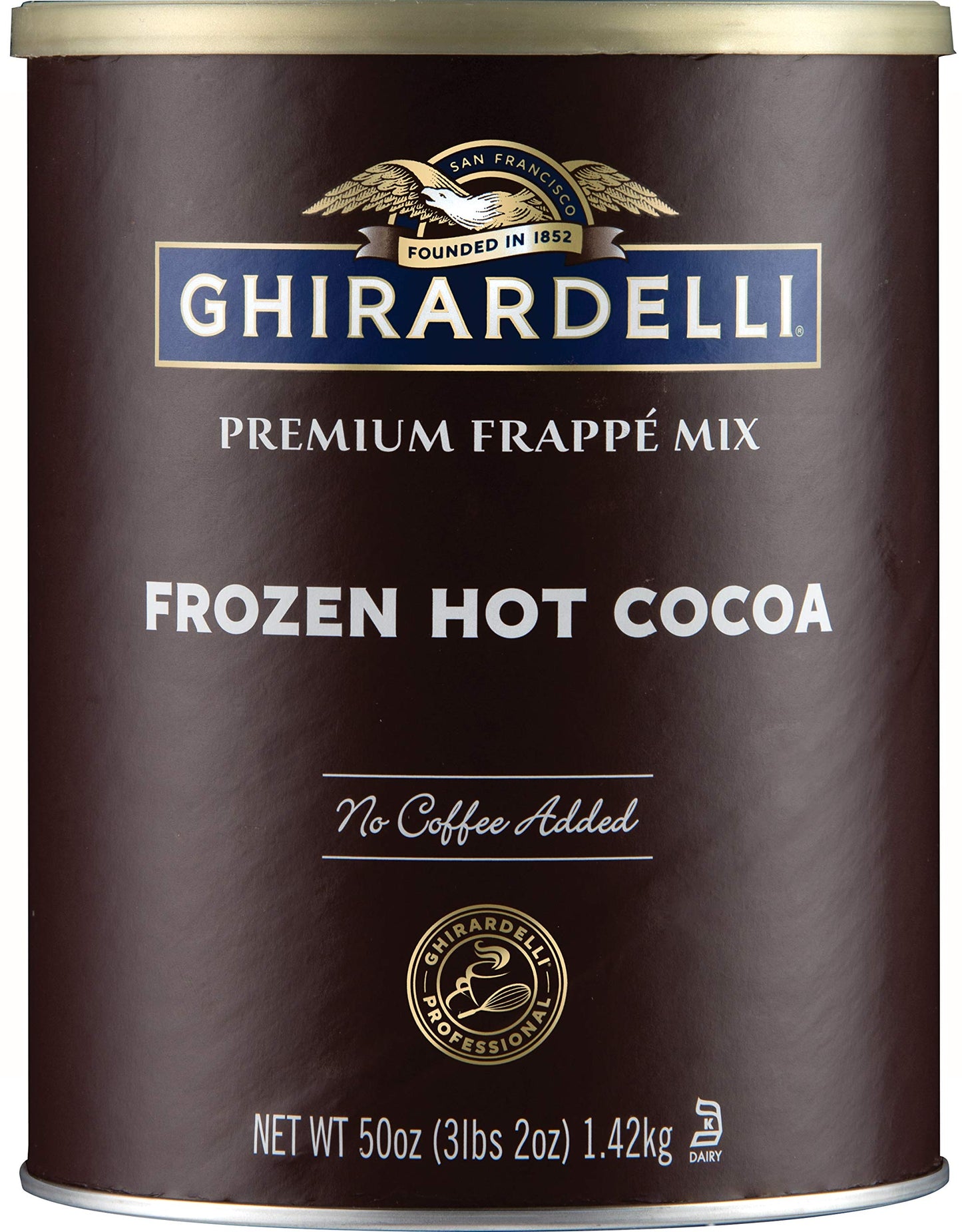 Ghirardelli Frozen Hot Cocoa Can, 3.12 Pound (Pack of 1)