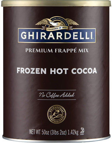 Ghirardelli Frozen Hot Cocoa Can, 3.12 Pound (Pack of 1)