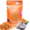 Homtiem Crispy Garlic & Onion : Original Spicy 3.5 Oz., Medium Spice, Versatile Seasoning, All-Natural, Non-GMO, Vegan & Gluten-
