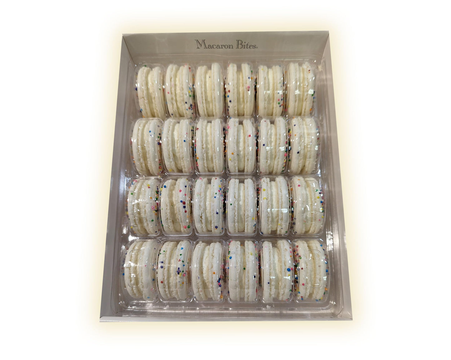 Macaron - Cake Batter French Macaron Cookies Gift Box - 24 Count