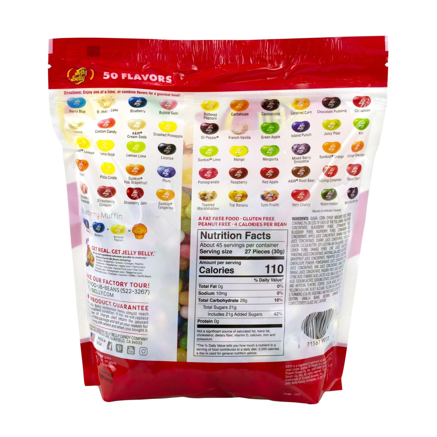 Jelly Belly Jelly Beans, 3 Lb