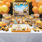 Construction Theme Cookies Individually Wrapped 24 Pack | Bulldozer Excavator Digging Vehicles | Birthday Baby Shower