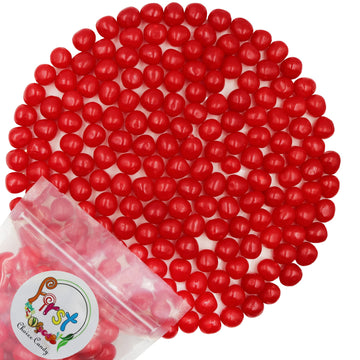 Sour Chewy Fruit Candy Balls (Red Cherry, 5 Pound)