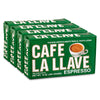 Cafe La Llave Espresso Dark Roast Coffee, 10 Ounce (Pack of 4)