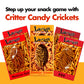 Hotlix Larvets Edible Bugs (6-Pack) | Real Flavored Edible Larvae In Mexican Cheese, Cheddar Cheese & Bbq | Exotic Snacks For Mature-Themeds | Snack Food Gifts For Any Occasions | Flavored Bugs To Eat