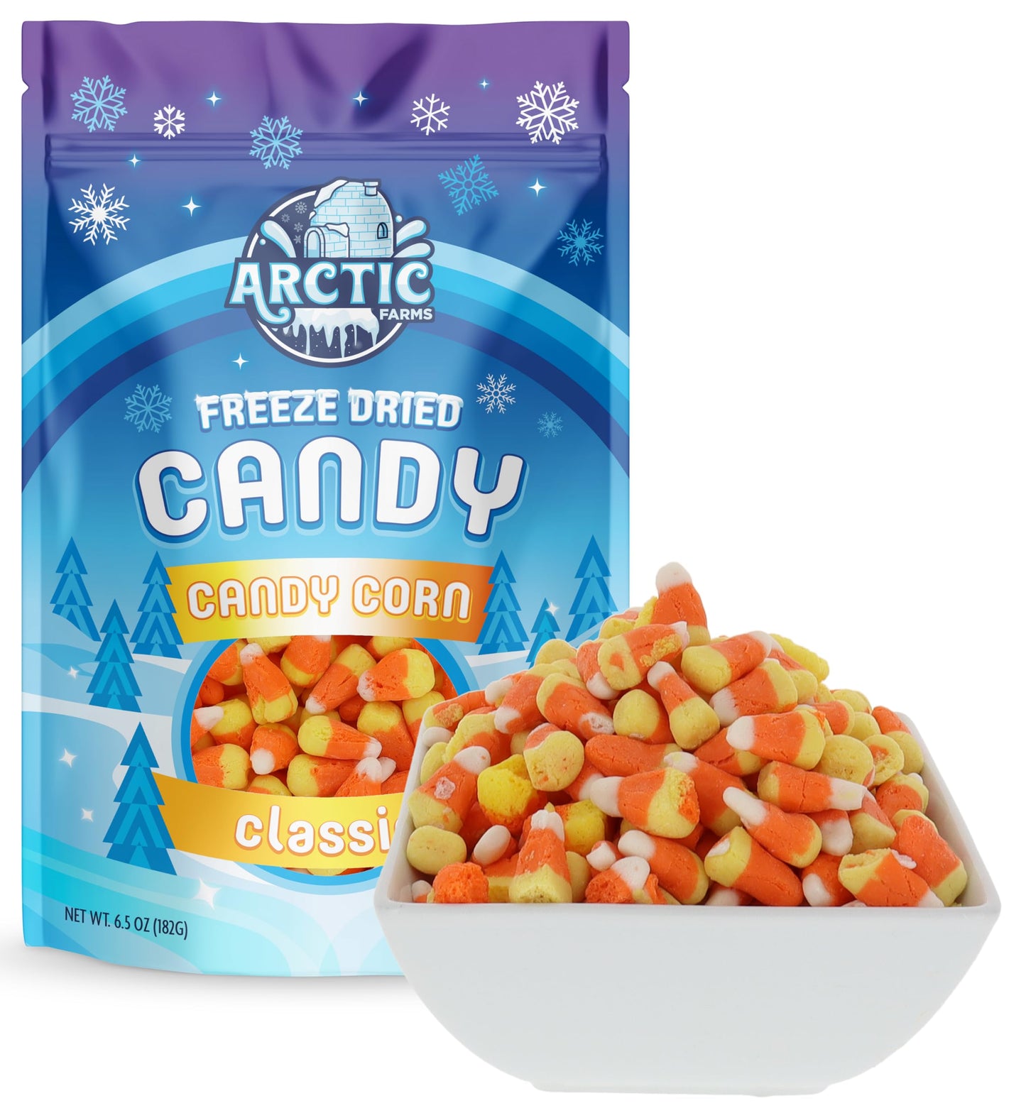 Arctic Farms Freeze Dried Candy Corn (Classic, 6.5Oz)
