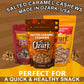Ozark Nut Roasters Salted Caramel Cashews, Gourmet Candied Nuts Snack, Gluten-Free, Sea Salt & Caramel Glazed Cashews, Seasonal Fall Gift Packaging, 7 Oz