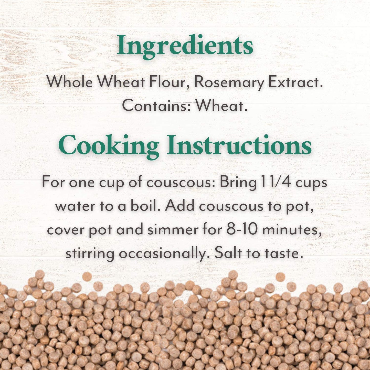 Roland Foods Whole Wheat Israeli Couscous, Toasted Pasta, Specialty Imported Food, 5-Pound Bag