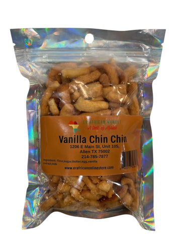 Chin Chin, Traditional West African Snack Cookies, Homemade Style 6oz. Vanilla Chin Chin