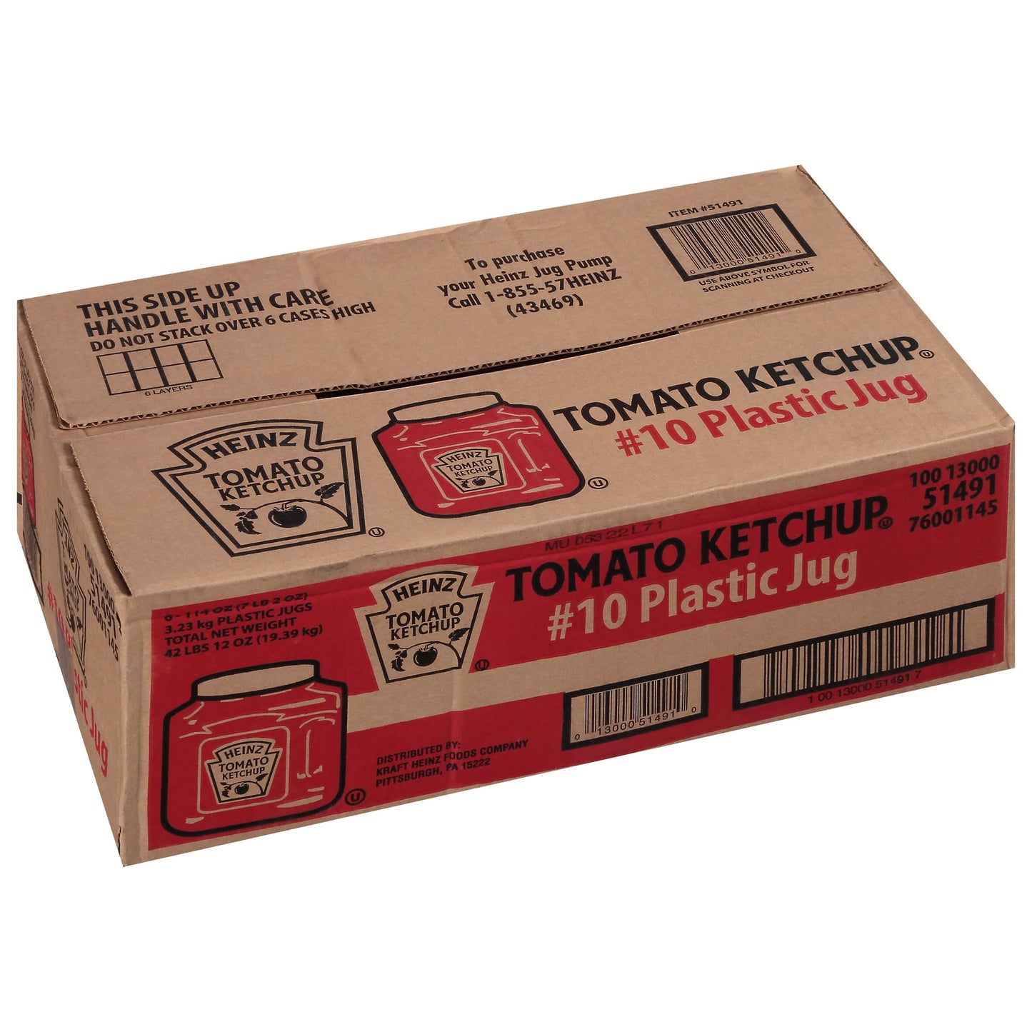 Heinz Tomato Ketchup, 6 Ct Casepack, 114 Oz Jugs