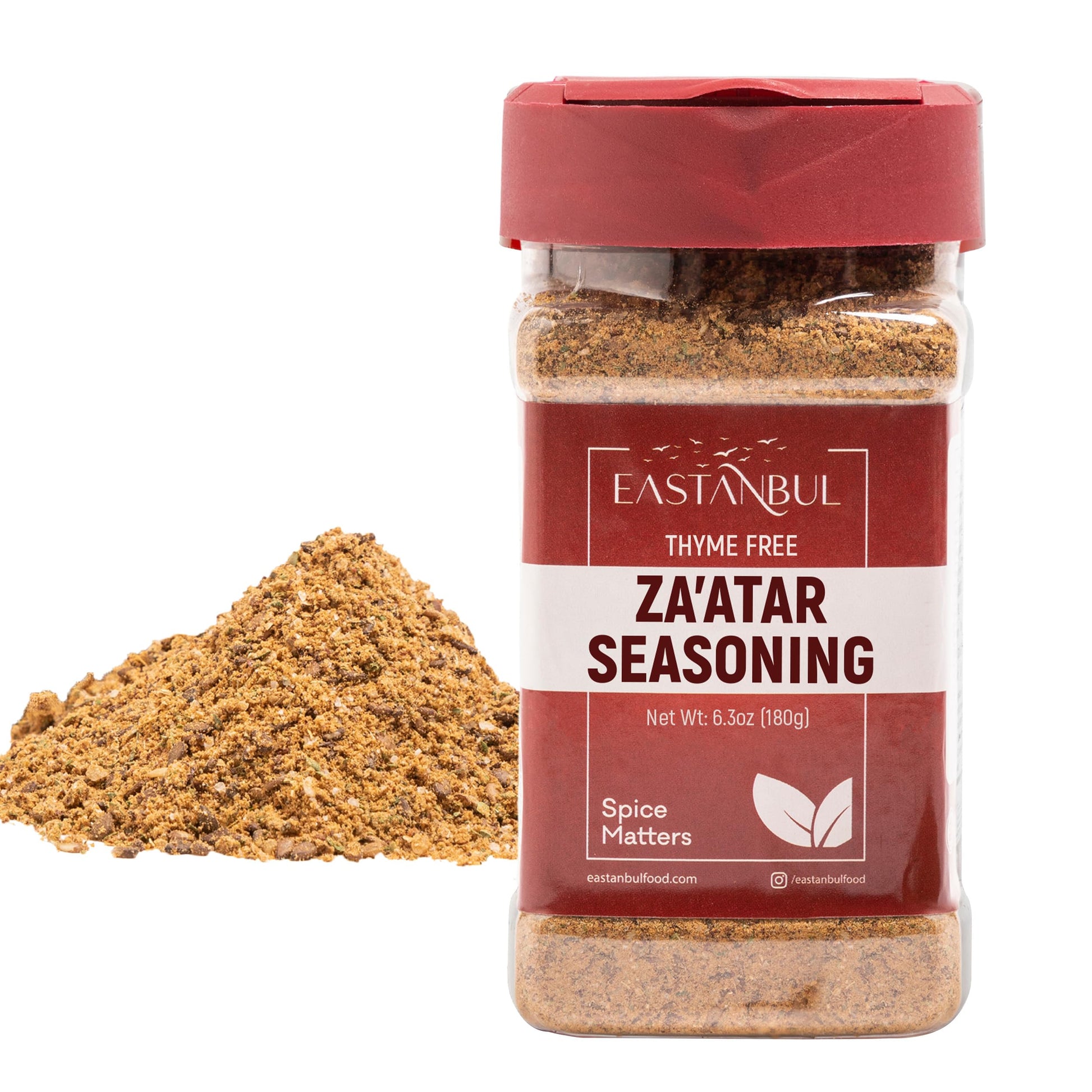 Eastanbul Zaatar Spice 6.3Oz,%100 Natural Za'Atar Seasoning, Fresh Farm Zaatar Seasoning From Middle Eastern Spices, Za Atar For