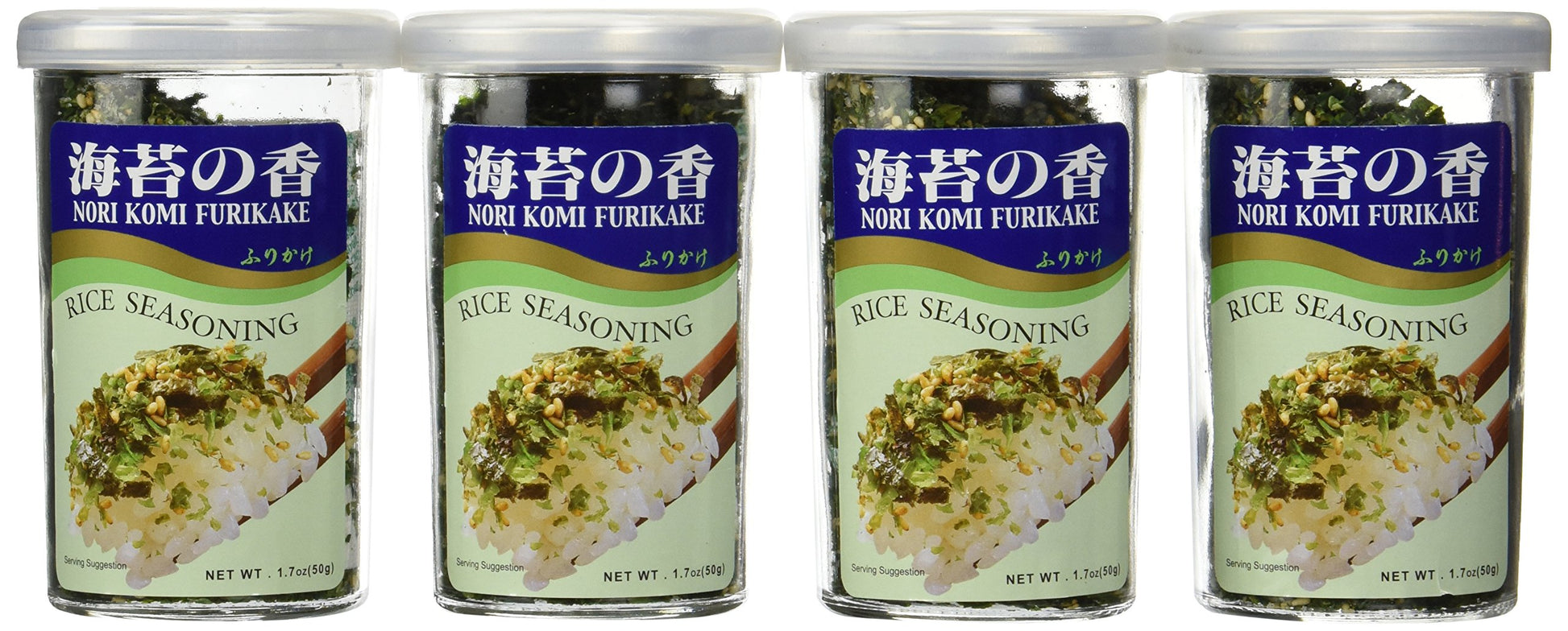 Jfc Nori Fumi Furikake Rice Seasoning, 1.7-Ounce Jars (Pack Of 4)