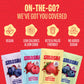Smash Foods Single Serve Jam Packets | Variety 12-Pack | Natural, Keto & No Sugar Added | Vegan & Upcycled Fruit Spread | Low-Ca