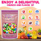 Freeze Dried Fruit Crunch Candy (Mash-Up, 4 Oz) Wildberry + Tropical Mash Up Treat Gift Bag