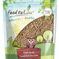 Food to Live Dry Roasted Sunflower Seed Kernels, 8 Oz Unsalted, Oven Roasted, No Oil Added, Hulled, No Shell, Vegan, Kosher, Ket