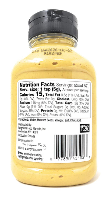 Wegmans Tradional Dijon Mustard (2 Pack, Total Of 20.2Oz)