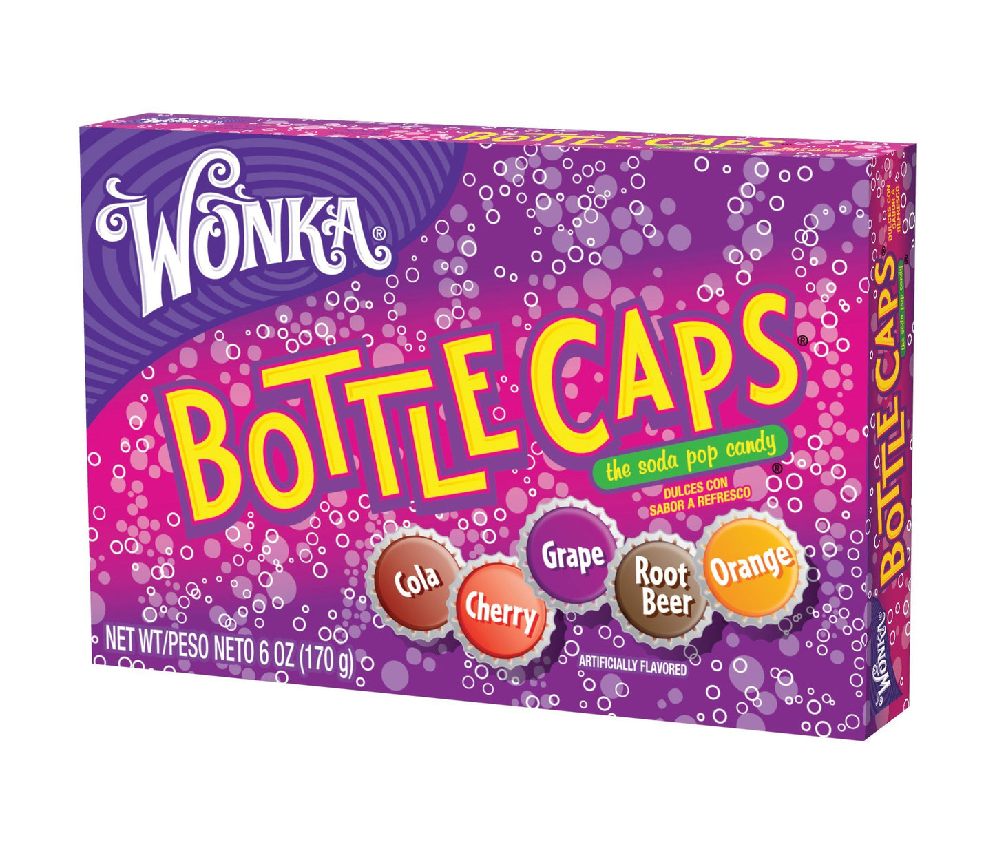 Wonka Bottle Caps Theater Box, 5 Ounce (Pack Of 12)