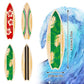 48 Pieces Surfboard Cupcake Toppers Surfboard Beach Cake Decorations Surfboard Mini Accents for Swimming Pool Summer Beach Party