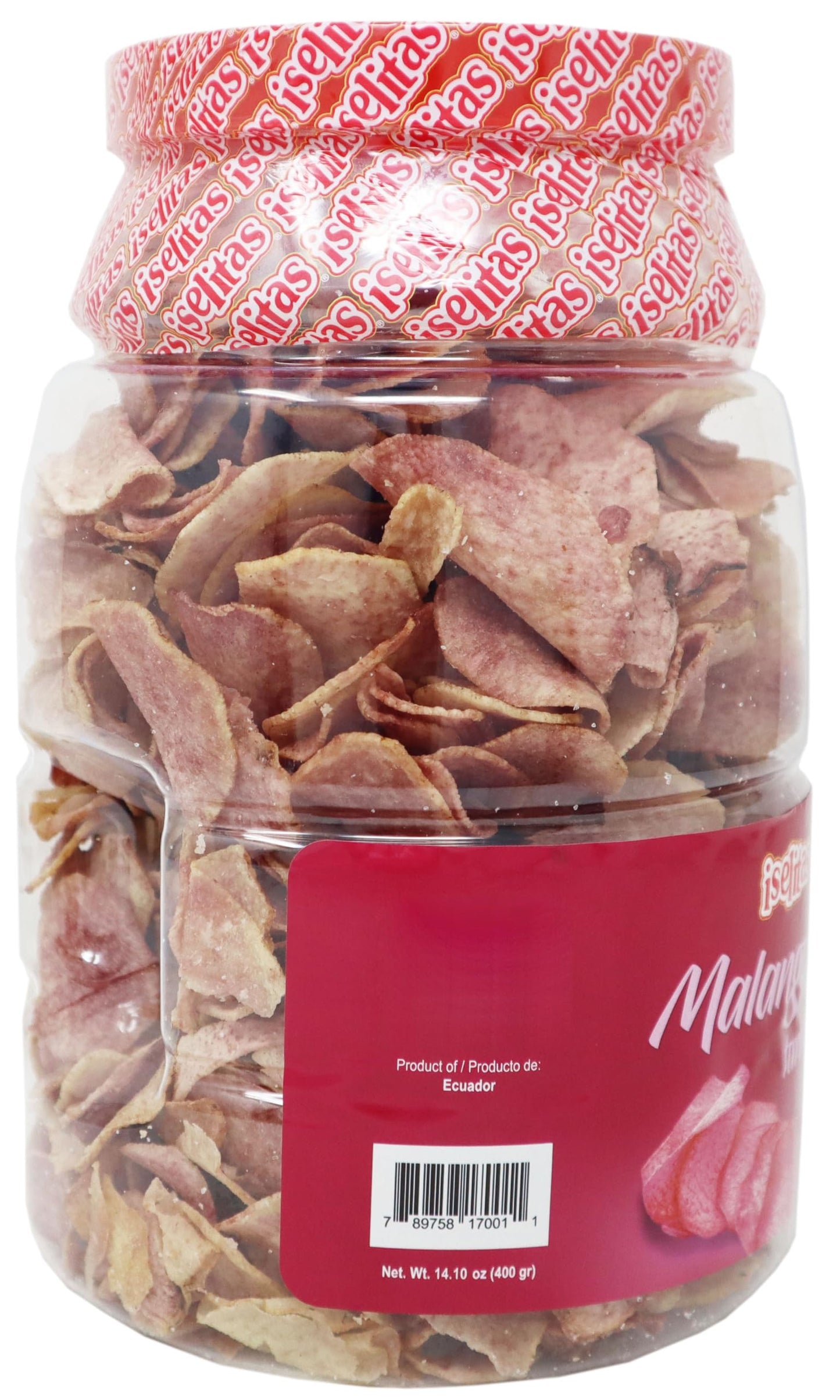 Iselitas Malanga Lila Taro Chips Lightly Salted 14.10 Oz