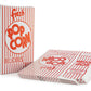 Snappy Popcorn 1-E Small Red and White Close Top Popcorn Boxes, 3/4 Oz, 500 Count