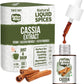 Spice Drop Cinnamon Cassia Extract – Baking, Cooking, Smoothie, Dessert, Coffee, Tea | enhanced Quality Rich Aroma & Flavor | No Added Color or Preservative | Sri Lanka Origin | Vegan | 0.17 Oz