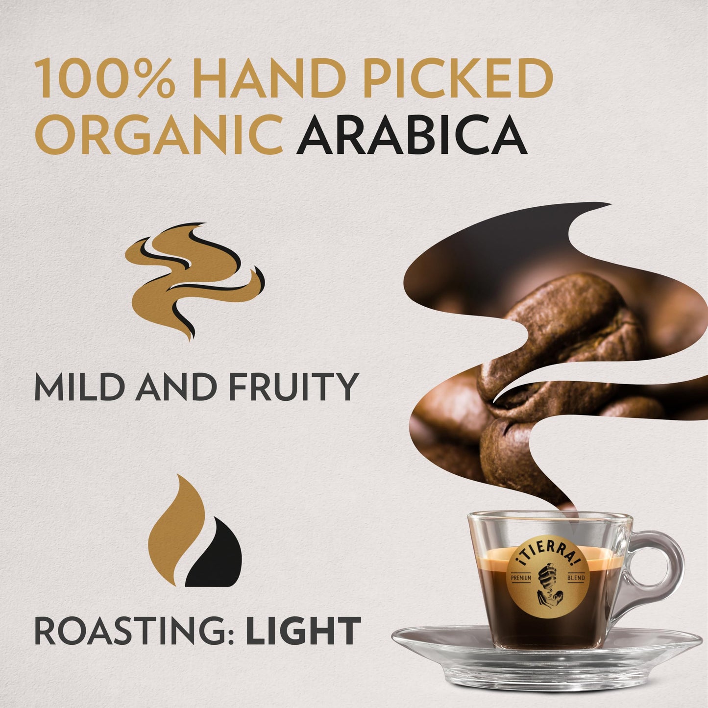Lavazza ¡Tierra! Organic Planet Ground Coffee, Medium Roast, 10.5 Oz (Pack Of 1)