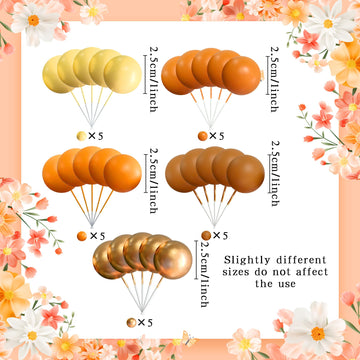Orange Cake Decoration Summer Sunshine Cake Topper Yellow Orange Balls Cake Decoration For Wedding Bridal Shower Birthday
