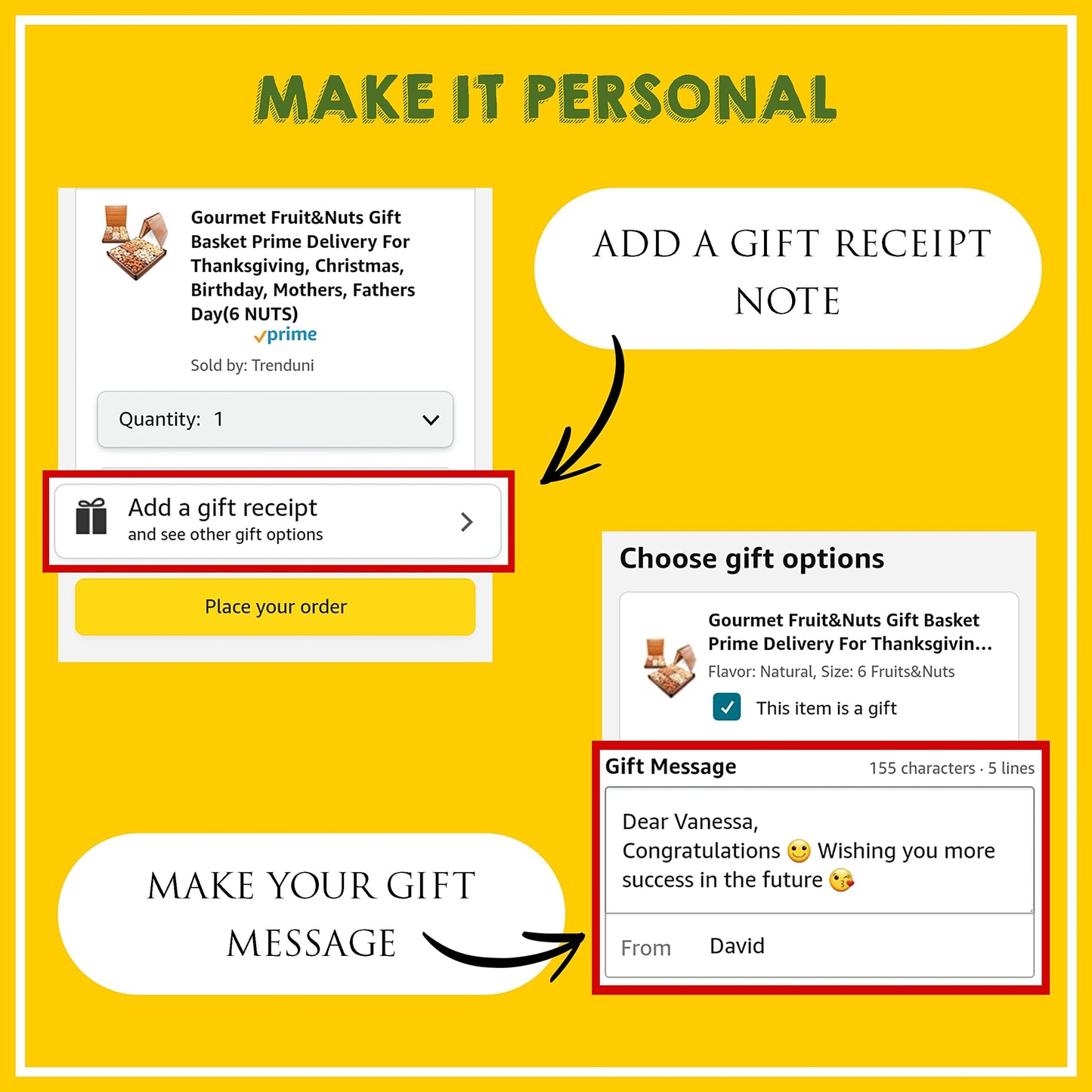 Wood Gift Basket, Gourmet Gift Baskets Family, Business | Corporate Gift - Healthy Mixed Nuts Fresh Gift, Birthday Sympathy - Mo