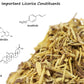 U.S. Wellness Naturals Licorice Root Tea 100% Organic Cut and Sifted 1LB Yellow