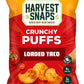 Harvest Snaps Veggie Chips (Loaded Taco Crunchy Puffs) | Powered By Plant Protein, Gluten Free, Non-Gmo Baked Vegetable Crisps |